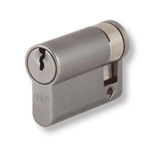 UNION 2X20A Euro Half Cylinder - 40mm (30/10) KA `WVL482` SC