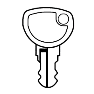 TROJAN Window Key To Suit Sparta Espag Handles - 0210-008
