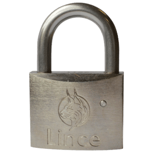 LINCE Nautic Brass Body Corrosion Resistant Open Shackle Padlock - 45mm