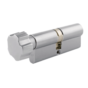UNION 2X19 Euro Key & Turn Cylinder - 65mm 32.5/T32.5 (27.5/10/T27.5) KA `WVL482` SC
