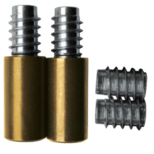 BRAMAH R1 ROLA Sash Window Stop - 31mm PB R1/22B 2 Locks & 4 Inserts