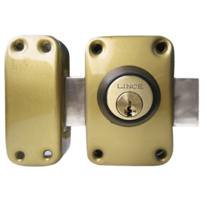 LINCE Rim Deadlock 3916 Keyed Both Sides - Gold - Keyed Both Sides