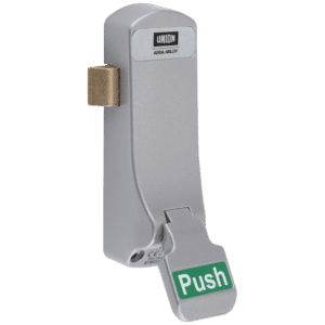 UNION ExiSAFE Push Pad Emergency Latch For Single Doors - To Suit Metal Doors