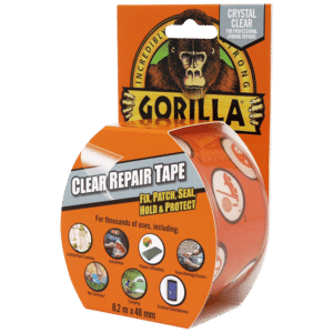 GORILLA Clear & Repair Tape 8.2m - 8.2m Clear