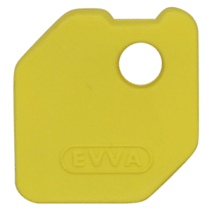 EVVA EPS Coloured Key Caps - Yellow 0043522558