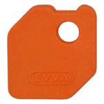 EVVA EPS Coloured Key Caps  - Orange 0043522566