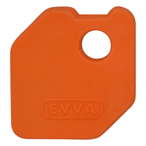 EVVA EPS Coloured Key Caps - Orange 0043522566