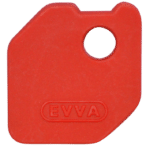 EVVA EPS Coloured Key Caps  - Red 0043522574
