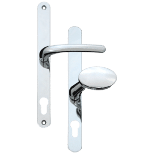 FAB & FIX Blenheim Offset Lever / Pad 92/62PZ - Polished Chrome