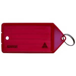 KEVRON ID35 Big Tags Bag of 12 - Red x 12