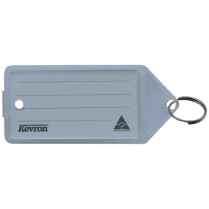 KEVRON ID35 Big Tags Bag of 12 - Clear x 12