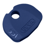EVVA ICS Coloured Key Caps - Blue 0043521918