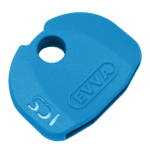 EVVA ICS Coloured Key Caps - Azure Blue 0043521926