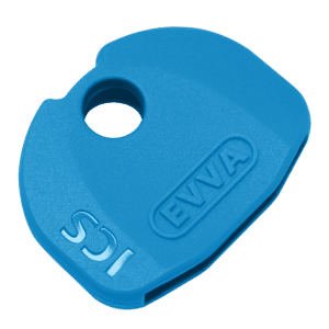 EVVA ICS Coloured Key Caps - Azure Blue 0043521926