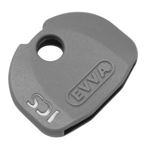 EVVA ICS Coloured Key Caps - Grey 0043521969