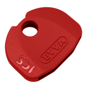 EVVA ICS Coloured Key Caps - Red 0043521993