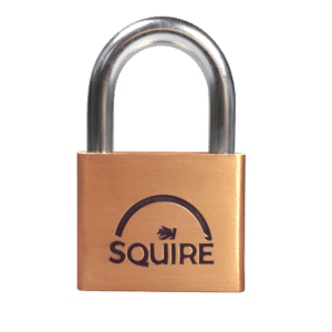 SQUIRE Lion Brass Open Shackle Padlock KA - 40mm KA2 LN4 KEY NO. 24342