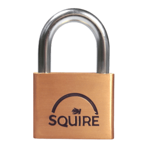 SQUIRE Lion Brass Open Shackle Padlock KA - 50mm KA3 LN5 KEY NO. 31422