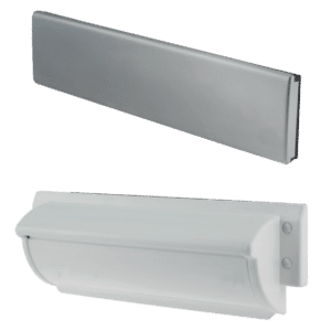 TROJAN Unicorn TS008 FD30 Letterplate - Brushed Stainless Steel