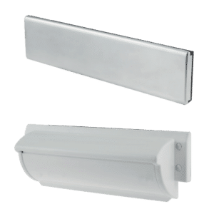 TROJAN Unicorn TS008 FD30 Letterplate - Satin Stainless Steel
