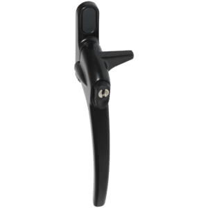 ERA Charisma Inline Cockspur Locking Espag Handle - 12mm LH Locking Black