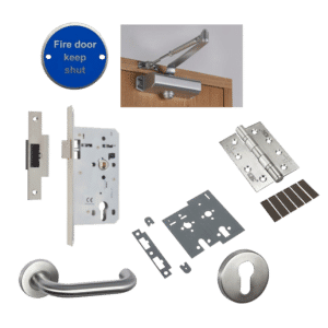 UNION Latch Fire Door Pack Kit - J-FDK-LATCH
