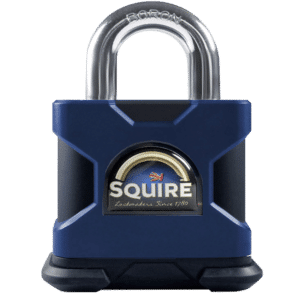 SQUIRE Stronghold Open Shackle Padlock Body Only To Take KIK-SS Insert - 80mm