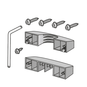 DAD Decayeux P100 Series Pole Mounting Fixing Kit - Fixing Kit
