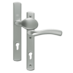 WINKHAUS Palladio XL 92 Lever/Fixed Pad UPVC Furniture - Silver LH