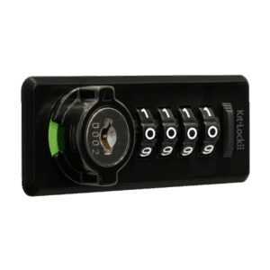 CODELOCKS KitLock KL20 Horizontal Mechanical Combination Lock With Auto Scramble - KL20 Black RH
