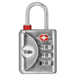 YALE YTP1 TSA Combination Padlock - Silver