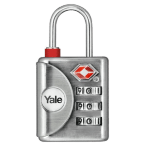 YALE YTP1 TSA Combination Padlock - Silver
