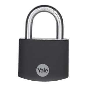 YALE YE3B Aluminium Open Shackle Padlock - Black
