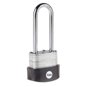 YALE Y125B High Security Laminated Steel Long Shackle Padlock - 40mm