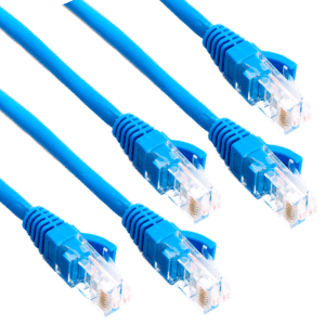 HAYDON MARKETING RJ45 CAT5e Patch Lead 5 Pack - 1m Blue