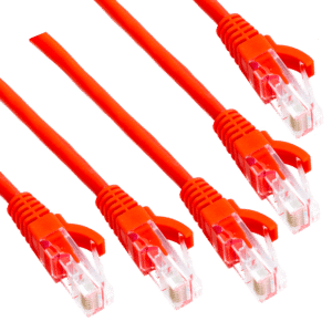 HAYDON MARKETING RJ45 CAT6e Patch Lead 5 Pack - 3m Red