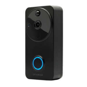 AMALOCK DB101 Wireless Wi-Fi Video Doorbell c/w Door Chime - Black