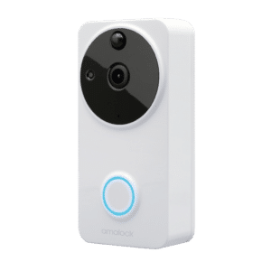 AMALOCK DB101 Wireless Wi-Fi Video Doorbell c/w Door Chime - White