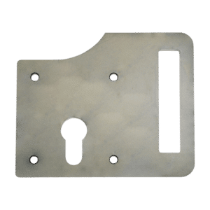 GATEMASTER Slotted Lock Plate Screw Fixing - Electro Galvanised GLBST