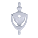 AVOCET Affinity Traditional Victorian Urn Door Knocker With Cut For Viewer - White