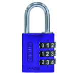 ABUS 144/30 Combination Padlock 30mm Body - Purple (3 Wheel)