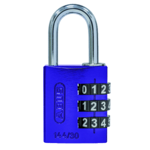 ABUS 144/30 Combination Padlock 30mm Body - Purple (3 Wheel)
