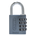 ABUS 144/40 Combination Padlock 40mm Body - Titanium Grey (4 Wheel)