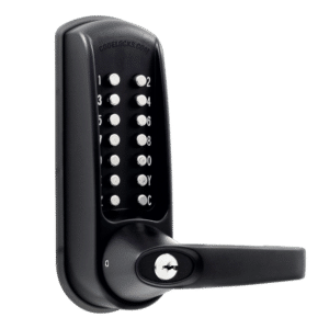 CODELOCKS CL0600 Marine Grade Digital Lock Front Only To Suit Panic Latch - Black