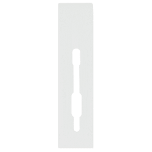 SASHSTOP Torchguard Door Handle Protector 35/35 Backset 300mm x 70mm - Short Below/Below White 223801