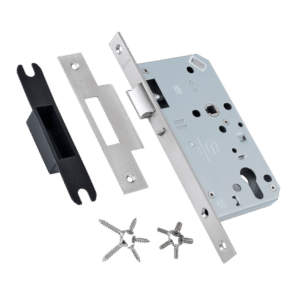 BRITON 5750 DIN Standard Euro Nightlatch Case 60mm Backset - Square 5750.60.S.SS