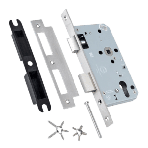 BRITON 5760 DIN Standard Euro Escape Sashlock Case 60mm Backset - Square 5760.60.S.SS