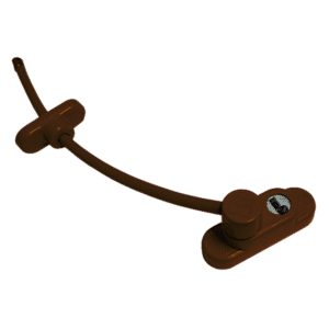 PENKID WSR200 Ventilation Window Restrictor - Brown P8016
