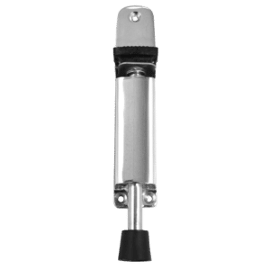JEDO Foot Operated Door Holder 180mm x 37mm - Satin Chrome