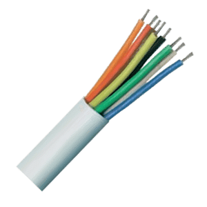 Securi-Flex Alarm Cable TCCA Type 3 To BS4737 White - 8 Core PVC SFX/8C-TY3-PVC-WHT-100